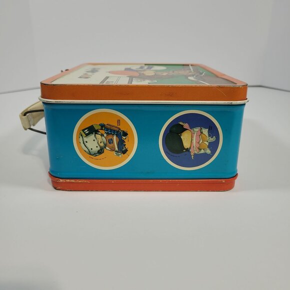 Vintage Sport Skwirts Metal Lunch Box 1972 Jimmy Blooper and Frankie Fumble - Picture 5 of 7